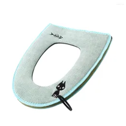 Toiletbrekbekledingen Winterverwarmde kussen Warmer badkamervoorziening Lasterstool Pad Mat Water Proof