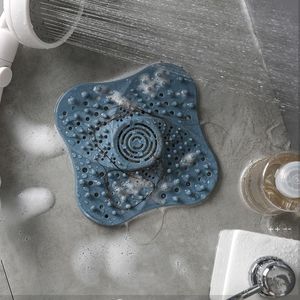 Filtre à cheveux d'égout de toilette, couvercle d'odeur de bouchon d'évier de cuisine de filtrations, couvercle de drain de sol en silicone anti-blocage de lavabo RRD11613