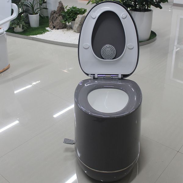 WC SO-10 gris, petite unité de toilette électrique intégrée, toilette à siphon pour hôtel et maison, urinoir pour adulte