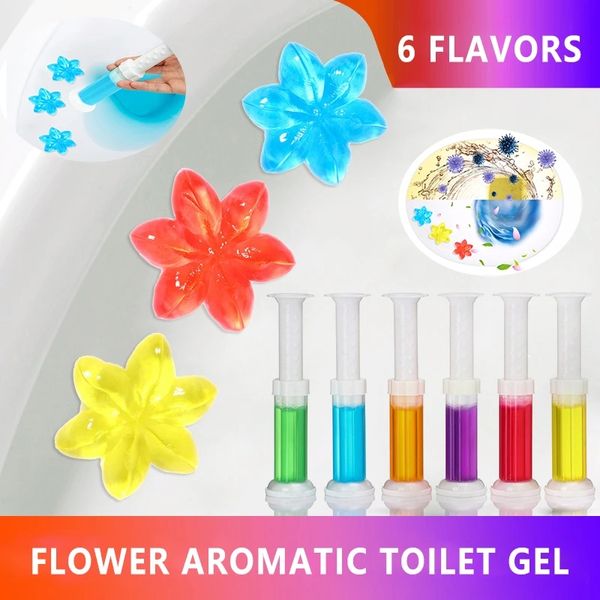 Fournitures de toilette Nettoyant Gel Déodorant Désodorisant Fleur Aromatique Aiguille Détergents Petites Fleurs Toilettes Parfum Déodorant