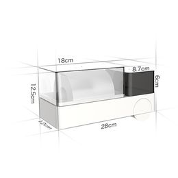 Porte-traits de carvins de toilette Porte-étagères polyvalentes Abs et PS Matière de salle de bain Papiers de l'hôtel Solder étanche Anti-Dust