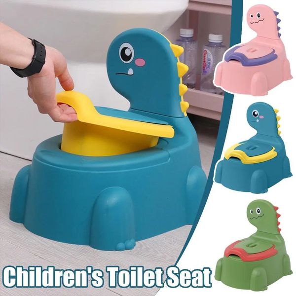 Toilet Entraînement Silaire dessin animé Dinosaure épaississant pour enfants Potty Potty Baby Urinals Boys Filles Supplies de toilette 231221