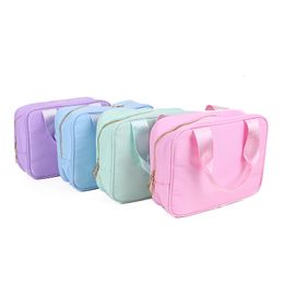 Trousses de toilette en gros sac isotherme en nylon imperméable pour enfants sac isotherme boîte à lunch 230711