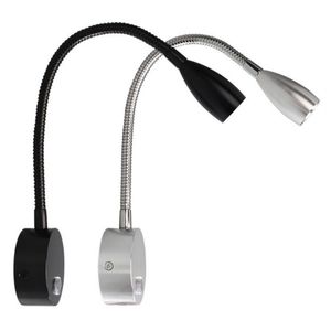 Tokili Lampe de camping câblée 12 V Cavaran Intérieur LED Variateur tactile avec 2 chargeurs USB 24 V Lampes de lecture flexibles à col de cygne pour camping-car et bateau