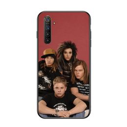 Tokio Hotel Bandas de rock alemanas Estuche para teléfono para Oppo Find X5 X3 X2 A93 Reno 8 7 Pro A77 A74 A72 A52 Soft Black Phone Cover