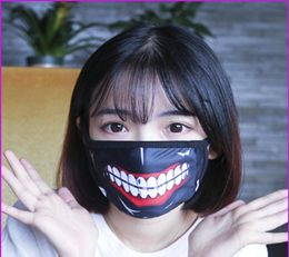 Tokyo Ghoul 2 Kaneki Ken Cosplay Masks Face Face Masks Cool Antidust Winter Cotton Mask Anime Accesorios de cosplay KKA12338449647