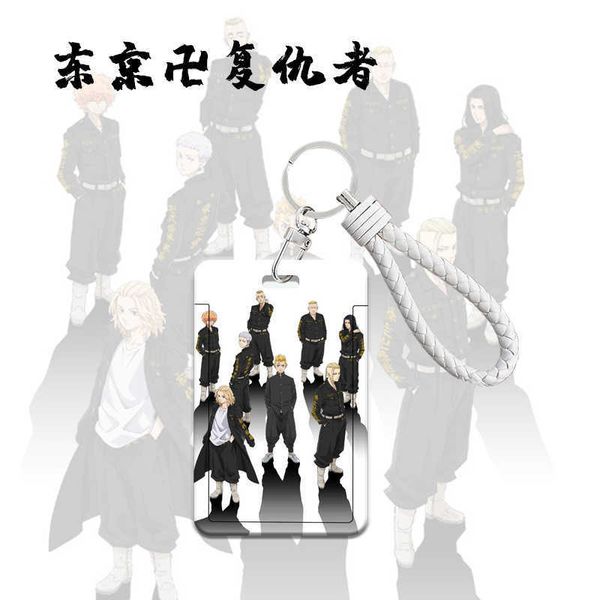 Tokyo Revengers Anime Cosplay llavero Manjiro Ken Takemichi Hinata Atsushi Chibi Kawaii bolsa colgante Fans colección Props G1019