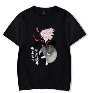 Tokyo Revengers Mikey Anime Camiseta Manga corta O-cuello Moda suelta Estampado Y0809