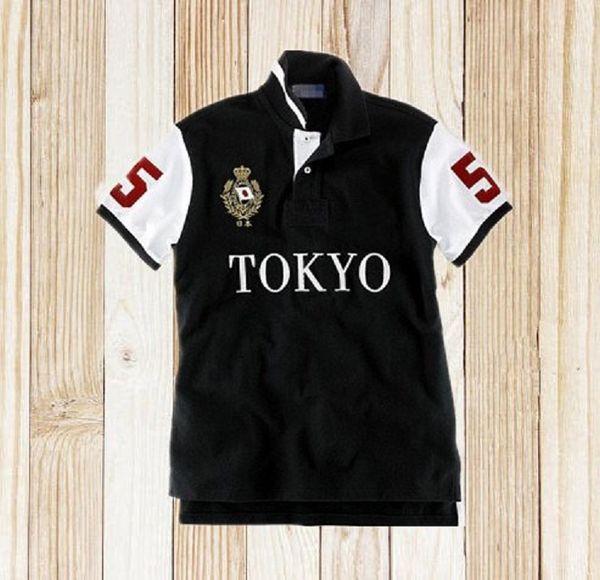 TOKYO polos manches courtes T-shirt homme version ville 100% coton broderie homme S-5XL