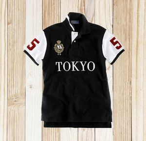 TOKYO polos à manches courtes T-shirt homme version ville 100% coton broderie homme S-5XL