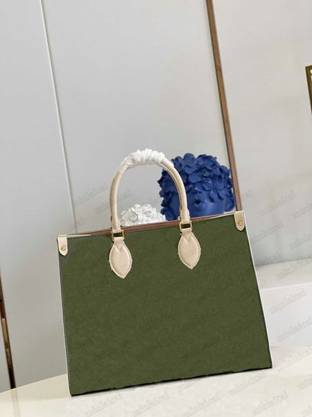 Toles Bags Spring in City Onthego 25cm Mini Designer Grande Capacité Impression Lady Tie Dye Shopping on Go
