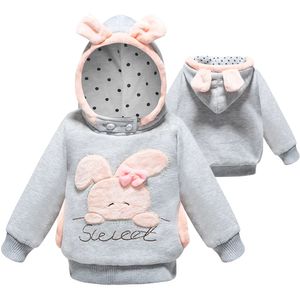 Tollder Kinderen Kleding Dik Konijn Outerwear Baby Autumn Girls Kleding Winterjas jas