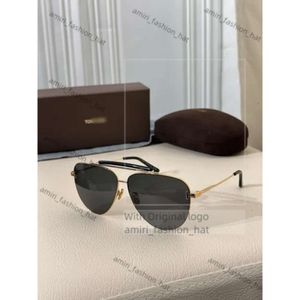 Tom Ford Lunettes de soleil Cassius Eyeglasse surdimensionnée Style de porte-boute