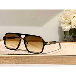 Tom Fords Zonnebrillen Designer Zonnebril James Luxury Brand Bond Tom Sunglasses Men Women Trend Sun Glasses Super Star Celebrity Driving Sunglass for Ladies 9559