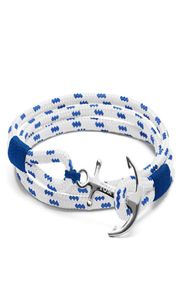 Bracelet Tom Hope 4 taille à la main Royal Blue Tire Chaînes Corde en acier inoxydable Charmes Brangle avec boîte et Th51636467