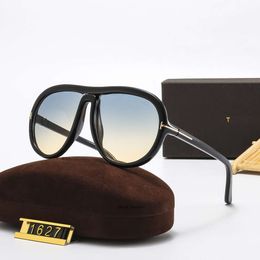 tomﾠford tf Modieuze zonnebril voor dames en heren ovale bril met transparant montuur en UV-bestendige zonnebril 1627 Z5XF