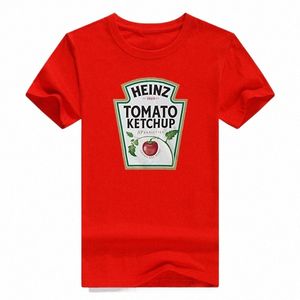 Tomatenketchup Klassieke T-shirt Patroon 3D Print Tees Unisex Fi Kleding Harajuku Streetwear Casual Tops Aangepaste Producten M560 #