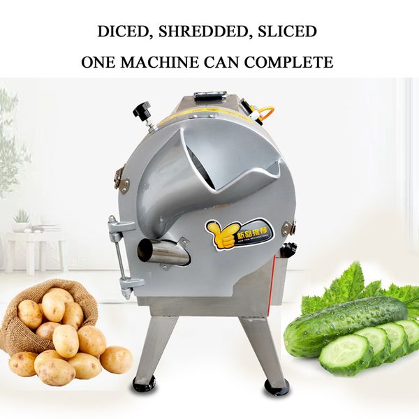 Machine de découpe de cubes de tomates/oignons/pommes de terre/carottes/pommes/ananas/machine de tranches de fruits et légumes