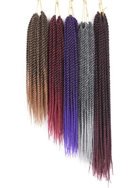 TOMO Hair 22RootsPack Kanekalon Tresses au Crochet Extensions de Tressage Sénégalais 12quot 14quot 16quot 18quot 20q7022132