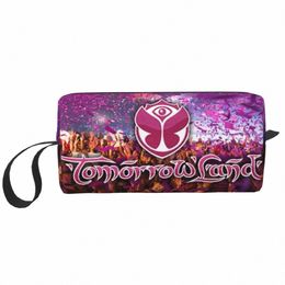 Tomorrowland Maquillage Sac Femmes Voyage Cosmétique Organisateur Kawaii Gay Hombre Stockage Sacs De Toilette c0d1 #