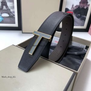 Toms-Ford Ceinture Designer De Luxe Nouveaux Hommes Ceintures Big T Boucle Mode Femmes Haute Qualité 3A + Ceinture En Cuir Véritable Avec Boîte Et Sacs À Poussière 413