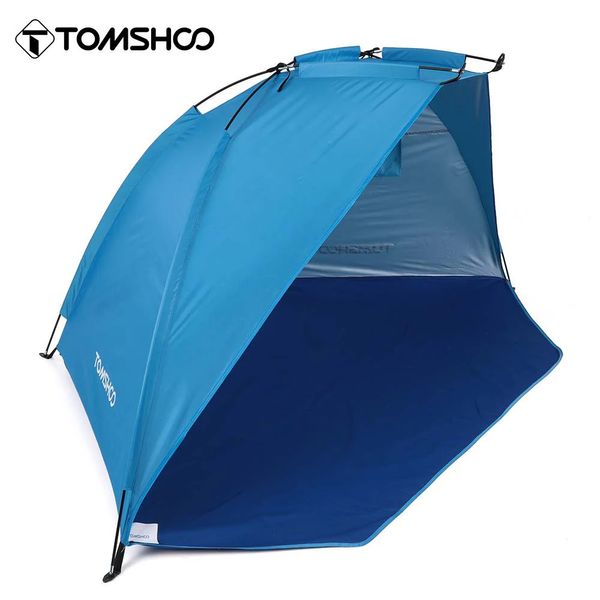 Tomshoo Beach Tent Solet Shelter Outdoor Sports Sunshade Tent pour pêcheur Picnic Park UV-Protectif Tente Ultralight Awning Tent 240417