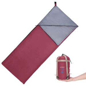 Tomshoo Ultralight Sleeping Bag voor volwassenen Outdoor Envelope slaapzak voor warm weer Camping Backpacken Wandelen 240408
