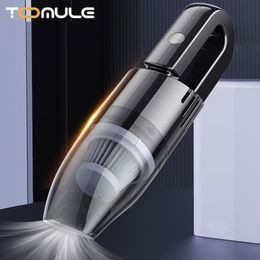 Tomule Draadloze Stofzuiger Mini Draagbare Handheld Auto Vaccum Hoge Power Zuigkracht voor Auto / Home Aspirateur Nat / Droog