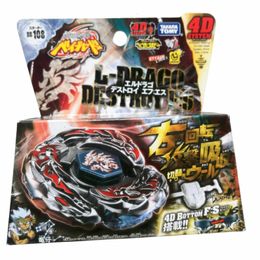 Tomy Beyblade Metal Battle Fusion Top BB108 L-DRAGO DESTROY F S 4D SISTEM AVEC Lanceur de Lumière 240108