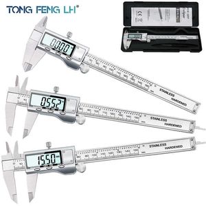 Ton09 6-inch 150 mm roestvrij staal elektronische digitale Vernier remklauw metalen micrometer meting