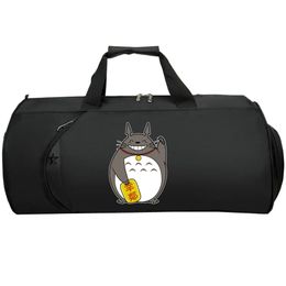 Tonari no Totoro schoudertas My Neighbor duffel Leuke Cartoon draagtas Schoudertas met fotoprint Foto duffel