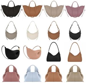 Tonca Getextureerde Duo Schouder Kameel Numero Un Nano Ma Le Cyme Tote Vrouwen Cross Body Bags Dame Handtas Leren Tas halve Maan