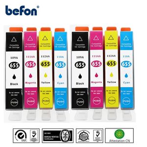 Cartouches de toner befon Compatible HP 655 655XL cartouche d'encre de remplacement pour HP655 Deskjet 3525 5525 4615 4625 4525 6520 6525 6625 imprimante 231116