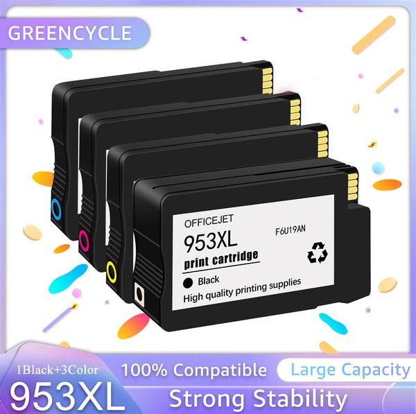 Cartuchos de tóner Reemplazo de cartuchos de tinta Greencycle 953XL 953 para impresoras HP Officejet Pro 8710 8715 8716 8718 8719 8720 Series 8725 8730 231116