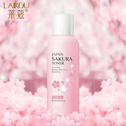 Toners Laikou Cherry Blossoms Face Tonic Deep Hydrating Oil Control Pores Pores Maquillage Whitening Care Skin Sage Japan Sakura Toner