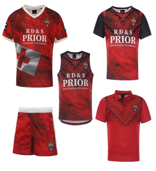 Tonga 2022 2023 Rugby Jersey Tonga Rugby Shirt Polo Vest Training Costume Shorts Singlet Big Size 5xl Nom personnalisé et numéro7108701