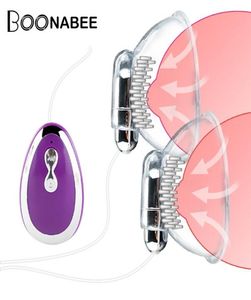 Langue Lick Nipple Ventouses Vibrateur 20 Modes Nipple Sucker Vibrateur Tire-lait Sein Agrandir Masseur Sex Toy pour Femme Y208882515