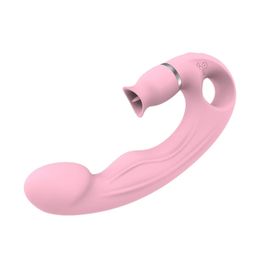 Langue léchant gode vibrateur sucer jouet sexuel pour femmes Anal G Spot stimulateur vibradores vagin masturbateur adulte Sexshop 240320