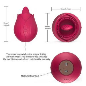 Langue léchant oeuf sautant masturbateur féminin Stimulation clitoridienne Rose vibrateur érotique adulte Silicone