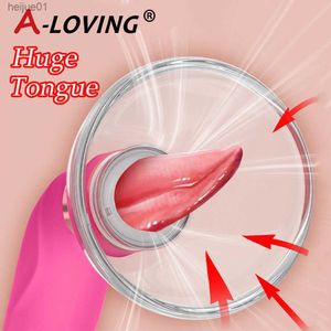 Tong Likken Vibrator Tepel Sucker Clitoris Stimulator Schaamlippen Borst Inademen Vergroten Massage Vacuüm Cup Pomp Speeltjes voor Vrouwen L230518