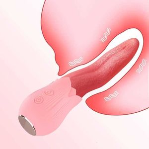 Vibrador para lamer la lengua, estimulador del clítoris para mujeres, masturbador femenino con pezón recargable 18