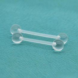 Tongringen Clear Bioflex Bell Recht Zwangerschap Moederschap Bar Body Piercing Retainer 1.6Mm Nikkel Allergie Drop Levering Je Dhgarden Dhyqv