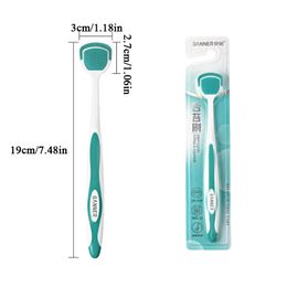 Brosse de gratte de langue Brosse réutilisable pour l'outil de nettoyage de langue lavable de la langue