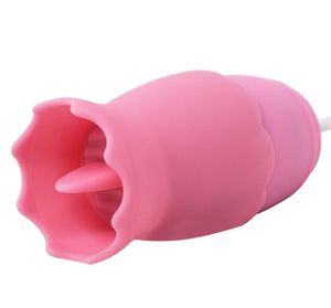 Vibrateur de langue sucer lécher 10 modes jouets sexuels pour nouvelles femmes masturbateur télécommande mamelon stimulateur de Clitoris Charge USB