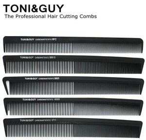 Toniguy Classic Carbon Antistatic Black Barber peigner les brosses de peignes de coupe de cheveux salon professionnel 0711 0811 4011 06100069289797545
