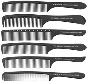 Toniguy Classic Carbon Antistatic Black Hand Combs Salon Professional Hair Coup Brosses 0511 0612 8102 06818 06819 06920 069361747647