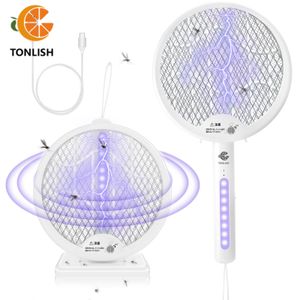 TONLISH Opvouwbare Muggenmepper Elektronische Muggen Killer Lamp USB Oplaadbare Home Fly Trap Muggenspray Draagbaar