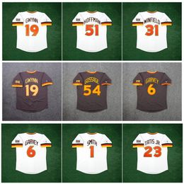 Tony Gwynn 1984 Diego Throwback Baseball Jerseys Padres San Steve Garvey Cooperstown Trevor Hoffman Dave Winfield Goose Gossage Ozzie S 309r