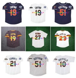 Tony Gwynn Ken Caminiti 1998 Serie Mundial Jersey de béisbol Trevor Hoffman Ozzie Smith Dave Winfield Gary Sheffield Fernando Tatis Jr. Steve Garvey Talla S-4XL