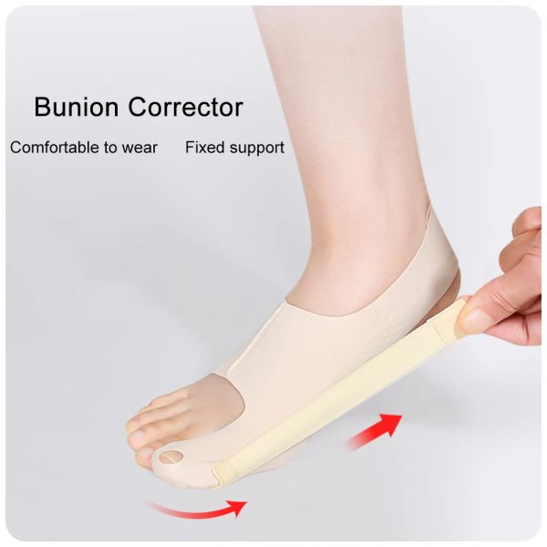 Outil 1pc Correcteur Hallux Valgus Big Toe Bunion Correcteur Orthopedic chaussettes Toes séparateur Femmes hommes Pied Care Toe Pain Soulagez les outils